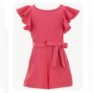 Gianni Bini Girls Orange/Salmon Romper